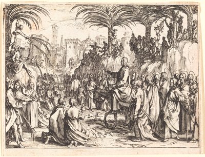 Der Einzug in Jerusalem von Jacques Callot