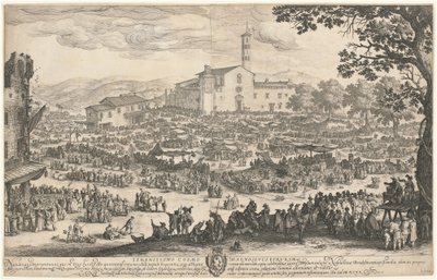 Der Jahrmarkt in Impruneta von Jacques Callot