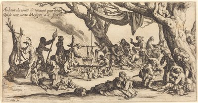 Das Fest der Bohemiens von Jacques Callot