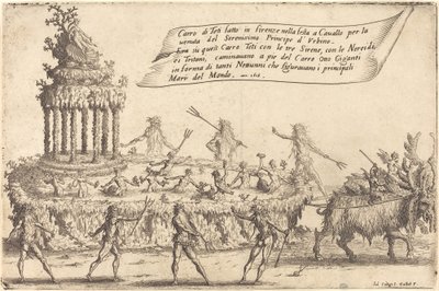 Das Floß der Thetis von Jacques Callot