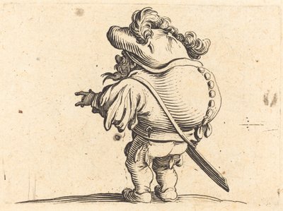 Der Bucklige mit dem Federhut von Jacques Callot