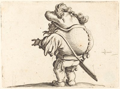 Der Bucklige mit dem Federhut von Jacques Callot