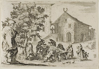 Das Gasthaus, aus Die Launen von Jacques Callot