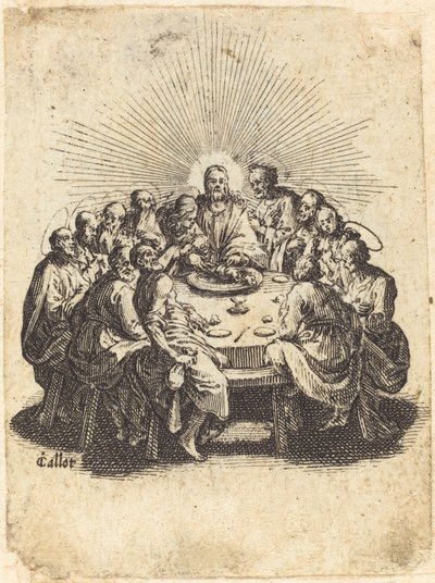Das letzte Abendmahl von Jacques Callot