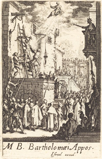 Das Martyrium des Heiligen Bartholomäus von Jacques Callot