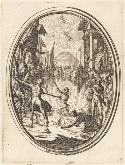 Das Martyrium des Heiligen Laurentius von Jacques Callot