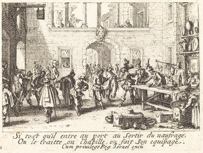 Die Eltern schenken Geschenke von Jacques Callot