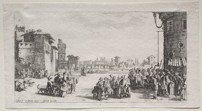 Der Sklavenmarkt von Jacques Callot