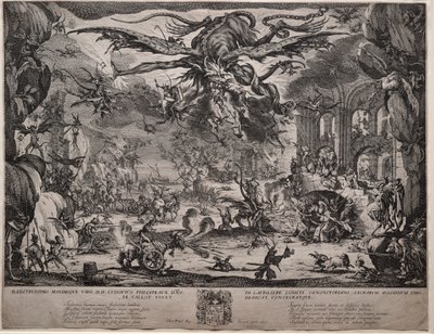 Die Versuchung des heiligen Antonius (zweite Version) von Jacques Callot