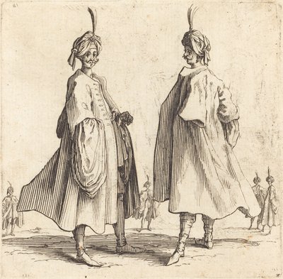 Zwei Türken von Jacques Callot