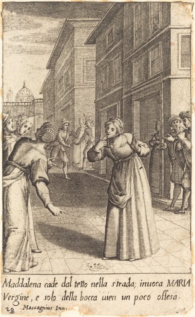 Maddalena von Jacques Callot after Donato Mascagni