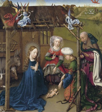 Die Geburt Christi, ca. 1435 von Jacques Daret