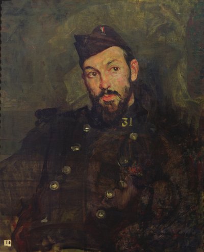 Félicien Cacan in Uniform, 1915 von Jacques Emile Blanche