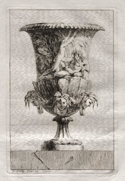 Vasen-Suite: Tafel 17 von Jacques François Saly