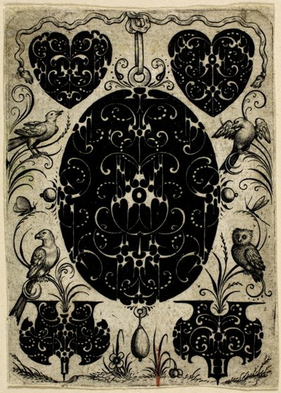 Ornamentale Platte V von Jacques Hurtu