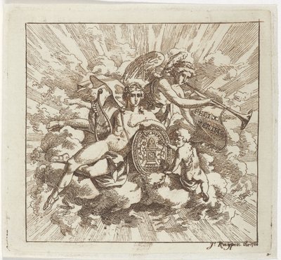 Allegorische Komposition auf Felix Meritis von Jacques Kuyper