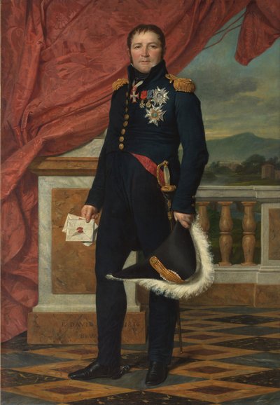 General Etienne-Maurice Gerard von Jacques Louis David