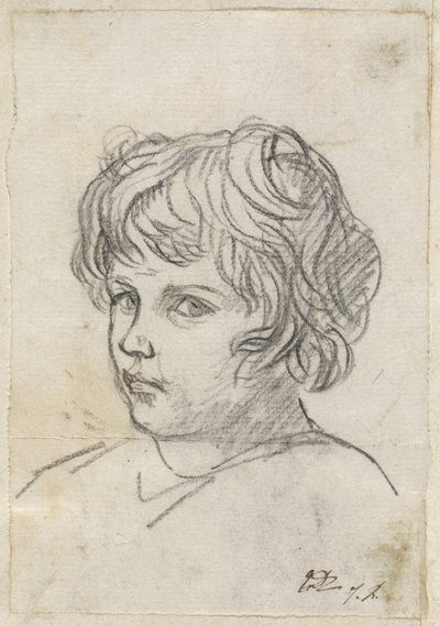 Kopf eines Jungen von Jacques Louis David