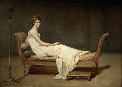 Madame Récamier, geborene Julie Bernard 1777-1849 von Jacques Louis David