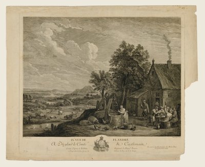 IX Ansicht von Flandern von Jacques Philippe Le Bas