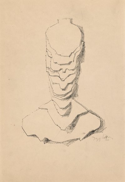 Abstrakte Konstruktion (Baudelaire) von Jacques Villon