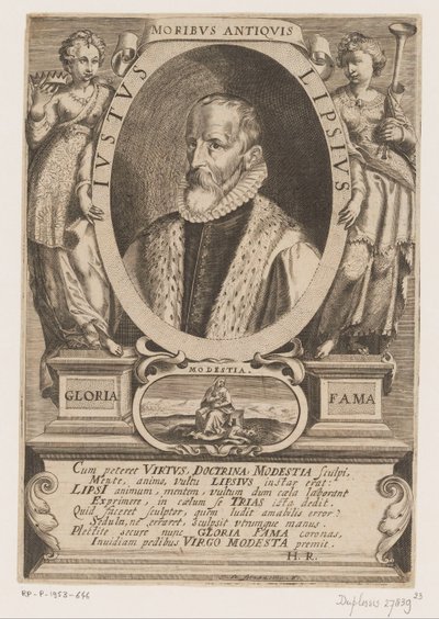 Porträt von Justus Lipsius von Jacques de Fornazeris