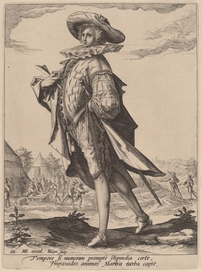 Schatzmeister von Jacques de Gheyn II after Hendrik Goltzius