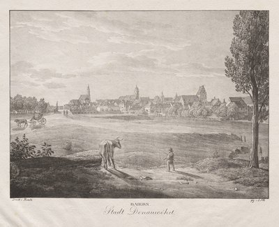 Bayern, Stadt Donauwörth von Jakob Alt