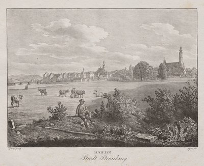 Bayern, Stadt Straubing von Jakob Alt