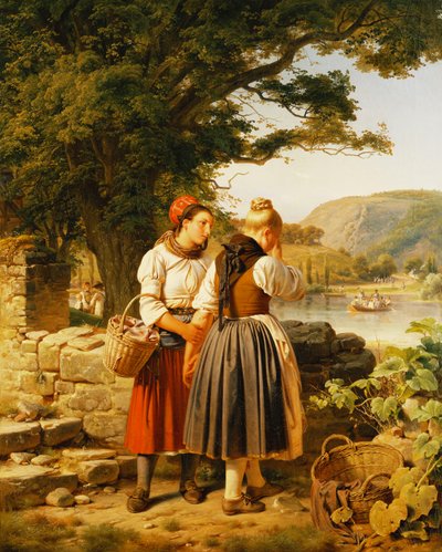 Der Abschied, 1842 von Jakob Becker