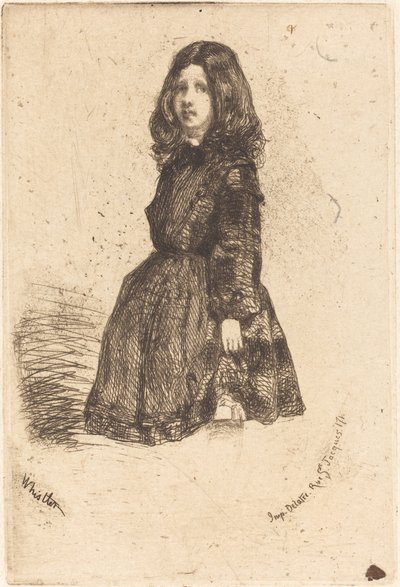 Annie, um 1857-1858 von James Abbott McNeill Whistler