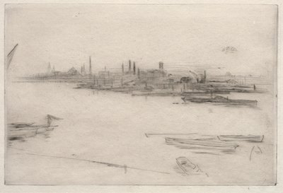 Battersea: Morgendämmerung von James Abbott McNeill Whistler