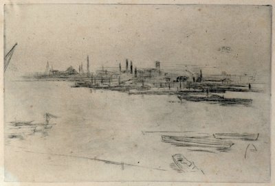 Battersea, Morgendämmerung von James Abbott McNeill Whistler