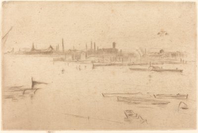 Battersea: Morgendämmerung von James Abbott McNeill Whistler