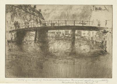 Brücke in Amsterdam von James Abbott McNeill Whistler
