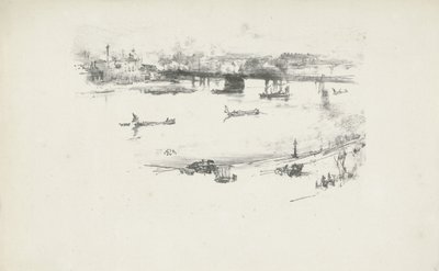 Charing Cross Railway Bridge von James Abbott McNeill Whistler