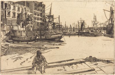 Eagle Wharf, 1859 von James Abbott McNeill Whistler