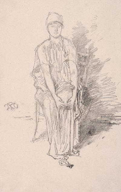 Figurenstudie, 1890 von James Abbott McNeill Whistler