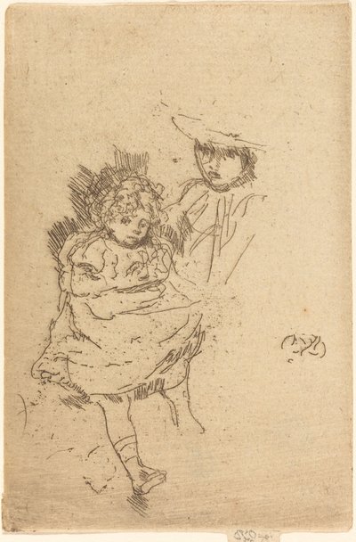 Zigeunerbaby von James Abbott McNeill Whistler