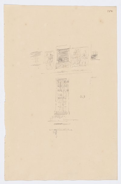 Hotel Colbert, Fenster von James Abbott McNeill Whistler