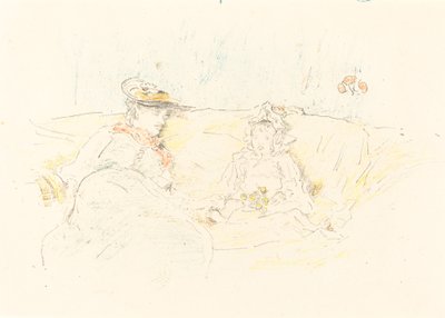Dame und Kind von James Abbott McNeill Whistler