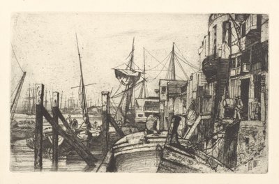 Limehouse, 1859 von James Abbott McNeill Whistler