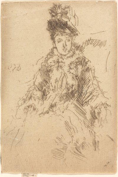 Miss Lenoir, ca. 1887 von James Abbott McNeill Whistler