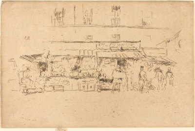 Quai de Montebello, 1893 von James Abbott McNeill Whistler