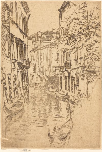 Ruhiger Kanal, 1880 von James Abbott McNeill Whistler