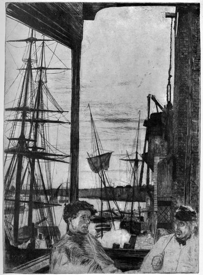Rotherhithe, 1860, 1904 von James Abbott McNeill Whistler