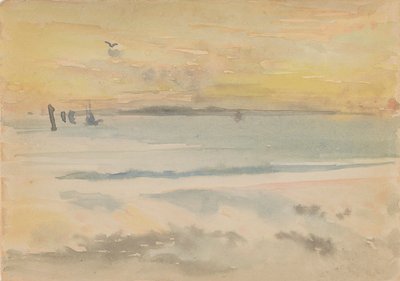 St. Ives: Sonnenuntergang, 1883-1884 von James Abbott McNeill Whistler