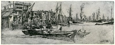 Thames Lagerhaus, 19. Jahrhundert 1904 von James Abbott McNeill Whistler