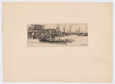 Thames Lagerhäuser von James Abbott McNeill Whistler