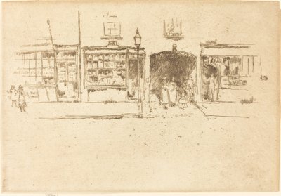 Der Barbier, ca. 1886-1888 von James Abbott McNeill Whistler